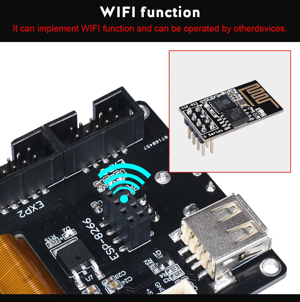 BIGTREETECH TFT35 V3.0 Touch Screen 3.5 inch With WIFI 12864 LCD Display Mode Panel MKS TFT35 For SKR MINI E3 V2.0 Ender Board