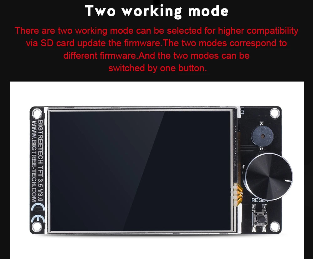 BIGTREETECH TFT35 V3.0 Touch Screen 3.5 inch With WIFI 12864 LCD Display Mode Panel MKS TFT35 For SKR MINI E3 V2.0 Ender Board