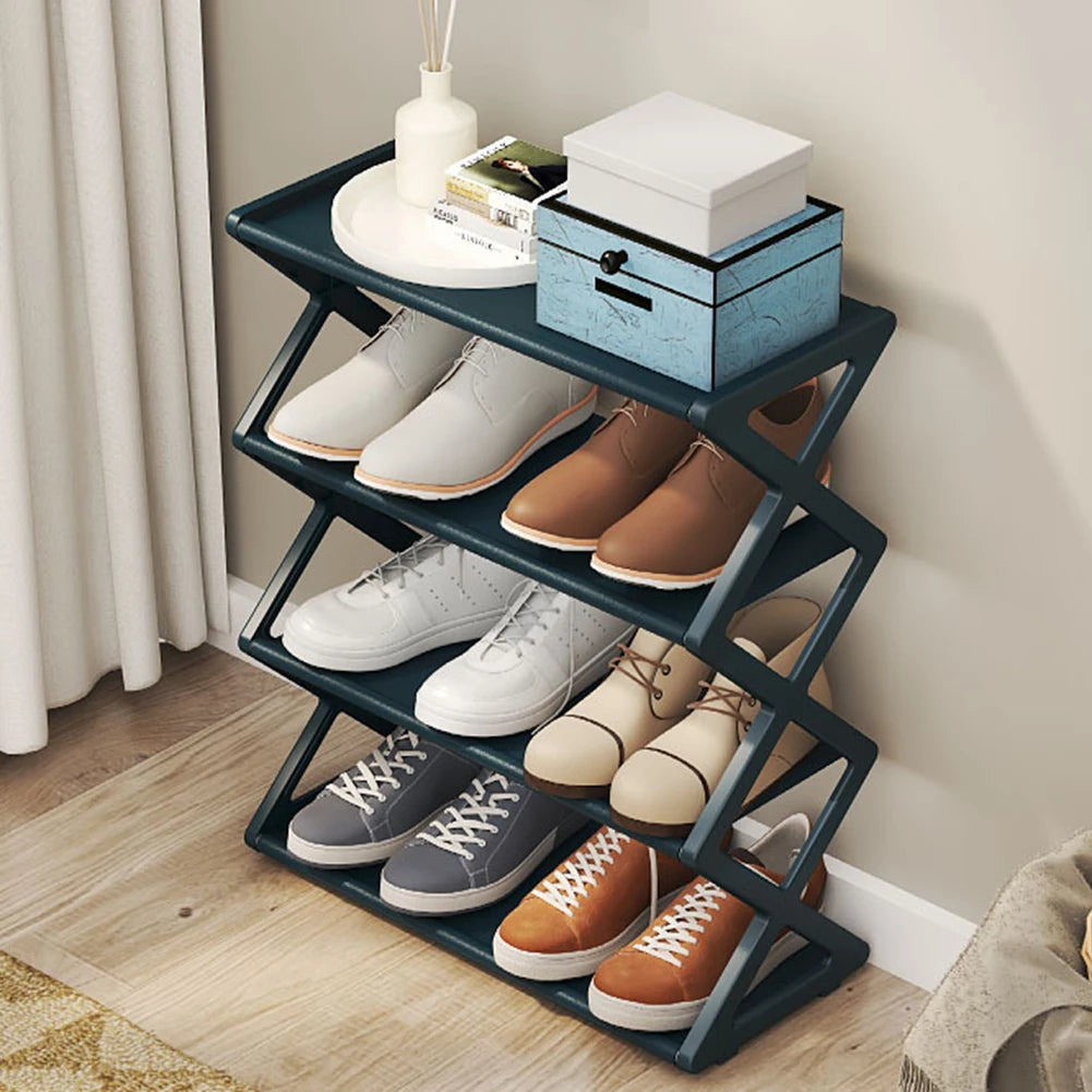 Dorm Room Storage Entryway Organization 50*18*5cm Ladder Shoe Rack Easy To Assemble Shoe Organizer Unit Shoe Rack