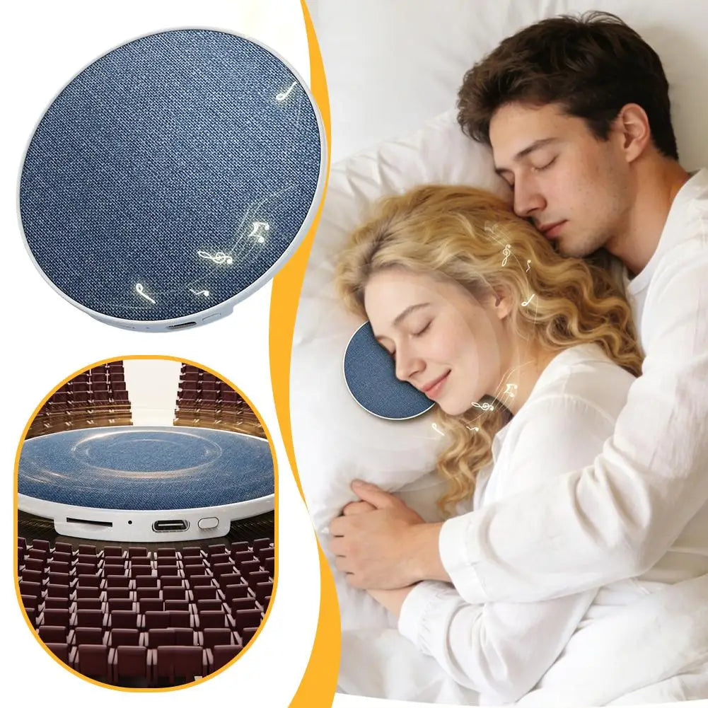 Under Pillow Bluetooth Speaker Ultrasonic Sleep Aid Device Dynamic Sound Bedside Sleep Relaxation Speaker