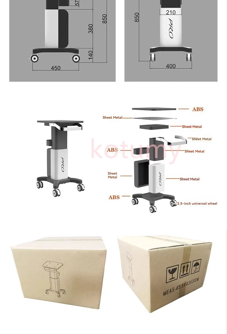Beauty Equipment Cart Rolling Tray Trolley Cart Portable Trolley Organizers Beauty Salon Hairdressing Auxiliary Cart Furniture