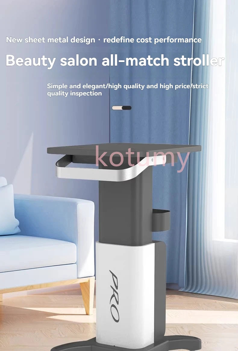 Beauty Equipment Cart Rolling Tray Trolley Cart Portable Trolley Organizers Beauty Salon Hairdressing Auxiliary Cart Furniture