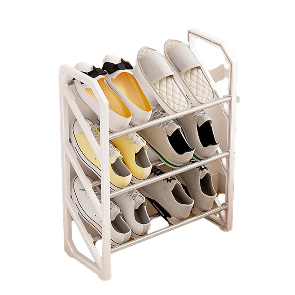 Dorm Room Storage Entryway Organization 50*18*5cm Ladder Shoe Rack Easy To Assemble Shoe Organizer Unit Shoe Rack