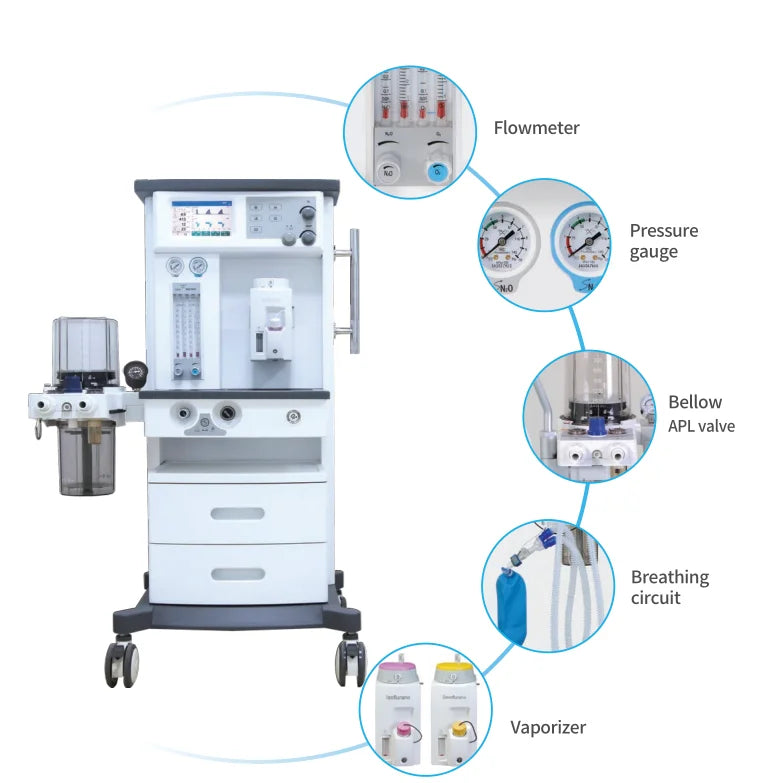 MEDICAL Hospital Medical Equipment Mobile Anestesia ICU Room Hospital Clinic Anesthesia Machine