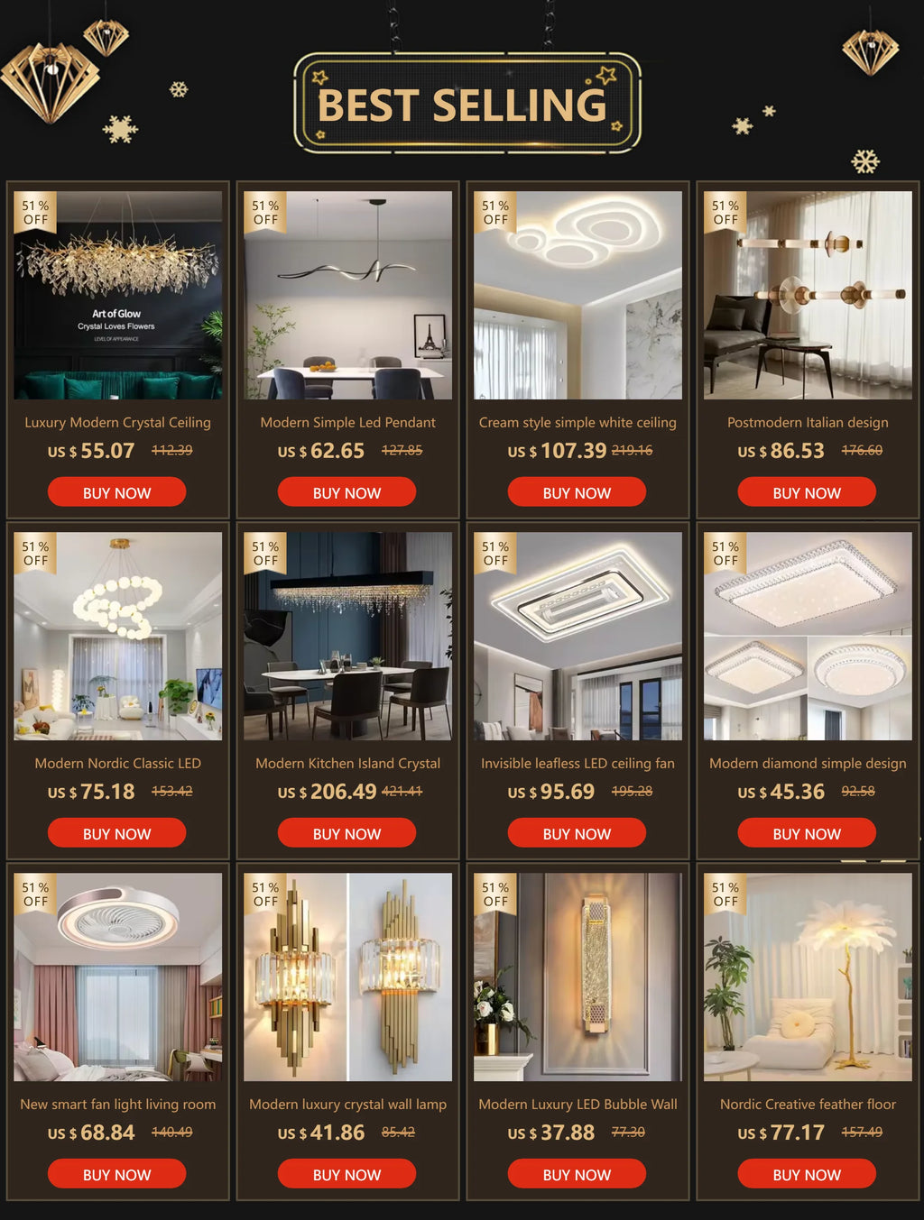 Bedroom Light Modern Minimalist Art Designer Suction Top High-end European Light Luxury Creative Ultra-thin Square Room Light
