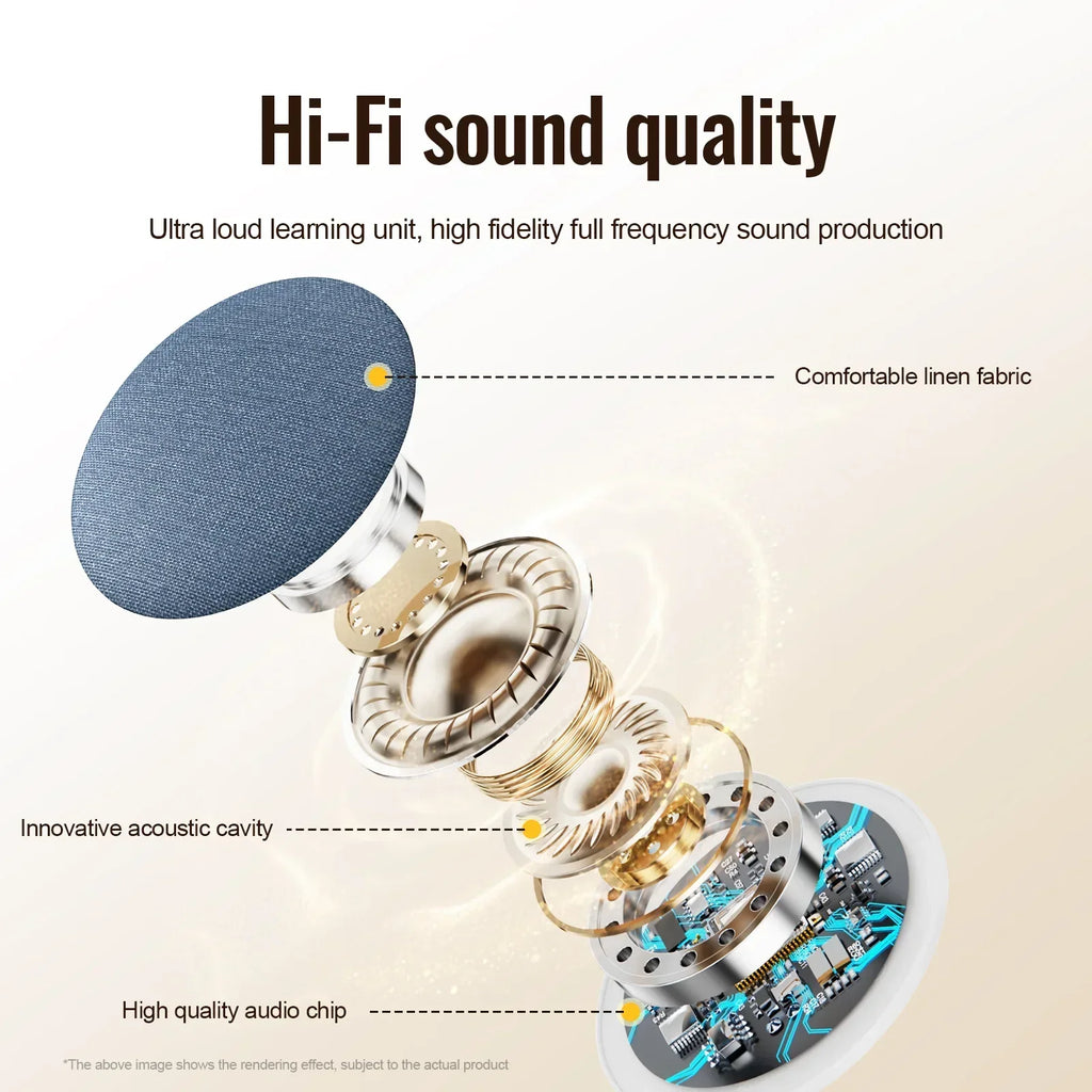 Under Pillow Sleep Speaker Ultra Slim HiFi Noise Reduction Bone Conduction Sound Machine for Deep Sleep Relaxation 2026 New ﻿