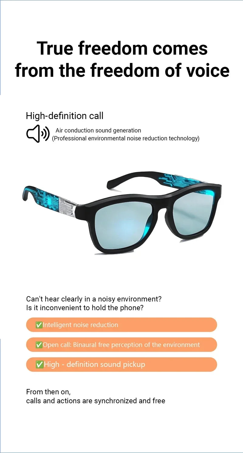 High‑Tech Electrochromic Smart Glasses, Bluetooth Touch‑Controlled Dimming , Premium Multifunctional Design with AI Real‑Time
