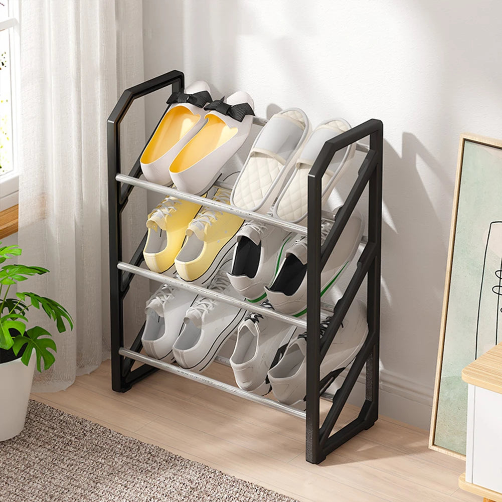 Dorm Room Storage Entryway Organization 50*18*5cm Ladder Shoe Rack Easy To Assemble Shoe Organizer Unit Shoe Rack