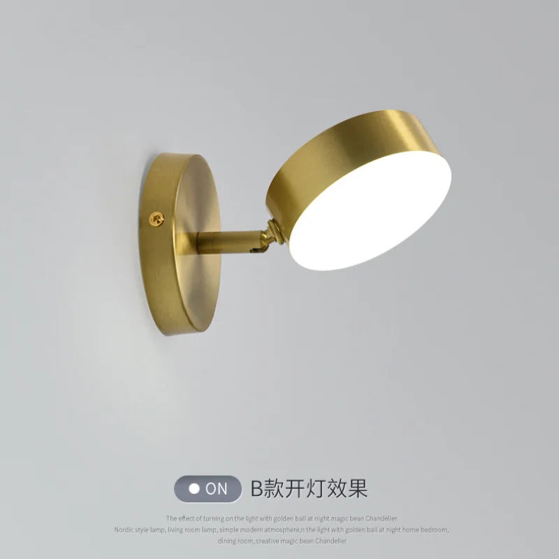 Room Decor Headboard Nordic Modern Simple Creative Living Room Bedroom Staircase Balcony Corridor Bathroom LED Wall Light