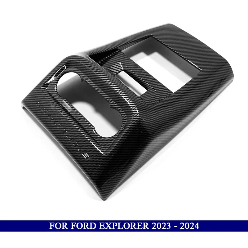 Car Accessories for Ford Explorer 2020 2021 2022 2023 ABS Carbon Fiber Interior Kit Decoration Cover Trim Side Air Vent Outlet