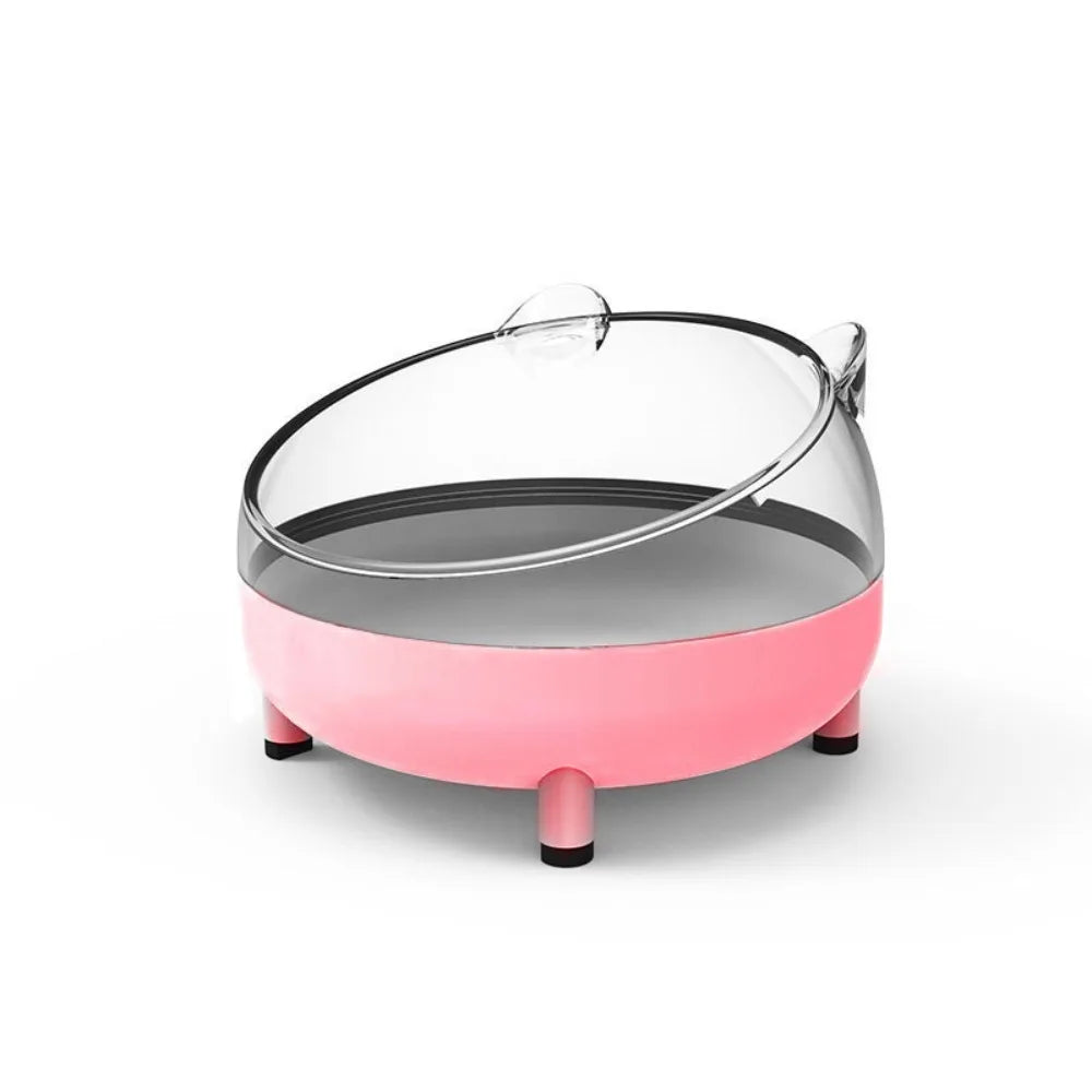 Pet Accessories Transparent For Mice Rabbit Pets Hamster Bathroom Hamster Sand Bath Box Cage Toilet Hamster Sand Bath Container