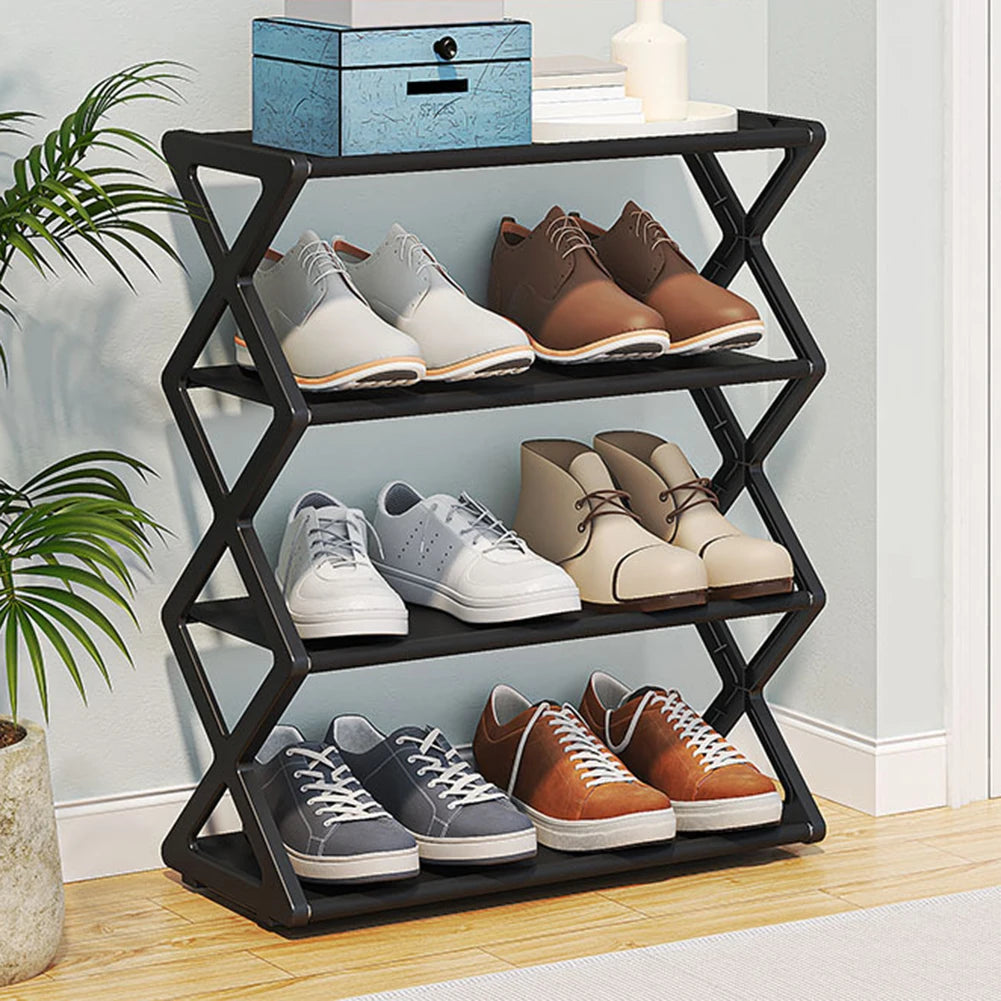 Dorm Room Storage Entryway Organization 50*18*5cm Ladder Shoe Rack Easy To Assemble Shoe Organizer Unit Shoe Rack