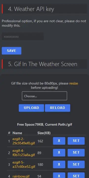 GeekMagic Smalltv-Ultra Cheap Smart gift Desktop Bed Clock WiFi Weather Forecast Station photo Album with Gif Animation Tech Gif