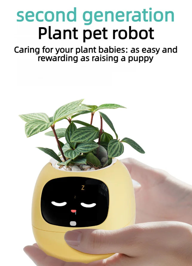 2026 NEW Second Generation Smart Planter Fun Over 49 Rich Expressions 7 Smart AI Chips Make Raising Plants Easy And Fun