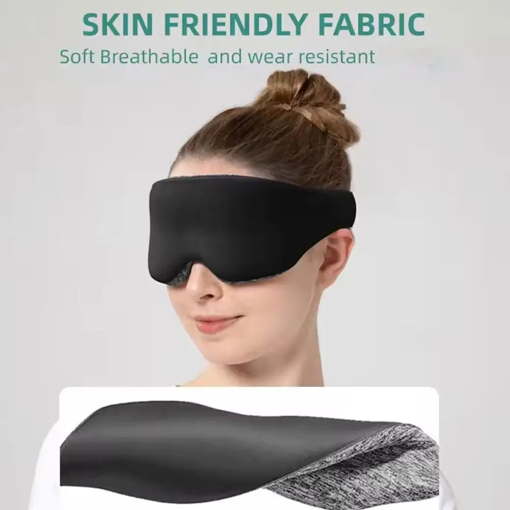 Sleep Mask for Sleeping - 3D Breathable Soft Comfortable Eye Mask Light Blocking Insomnia Relief,Adjustable Strap