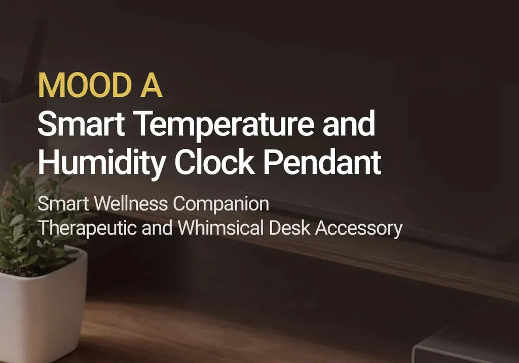 Smart Desktop Temperature and Humidity Clock Electric Digital Home Temperature and Humidity Meter Smart Fun Reminder