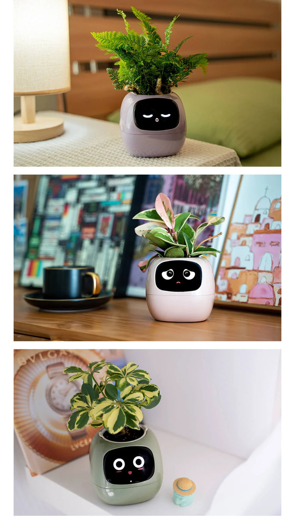 2026 NEW Second Generation Smart Planter Fun Over 49 Rich Expressions 7 Smart AI Chips Make Raising Plants Easy And Fun