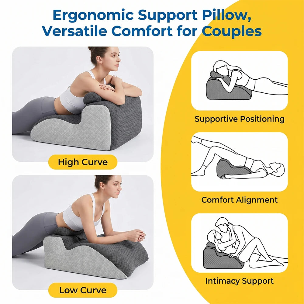 Calm Mood Deep Sleep Pillow Silent Noise Blocking Comfort Bed Pillow Memory Foam Filling For Bedroom Bed Use