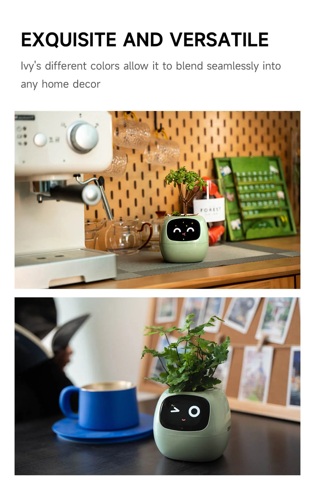 2026 NEW Second Generation Smart Planter Fun Over 49 Rich Expressions 7 Smart AI Chips Make Raising Plants Easy And Fun
