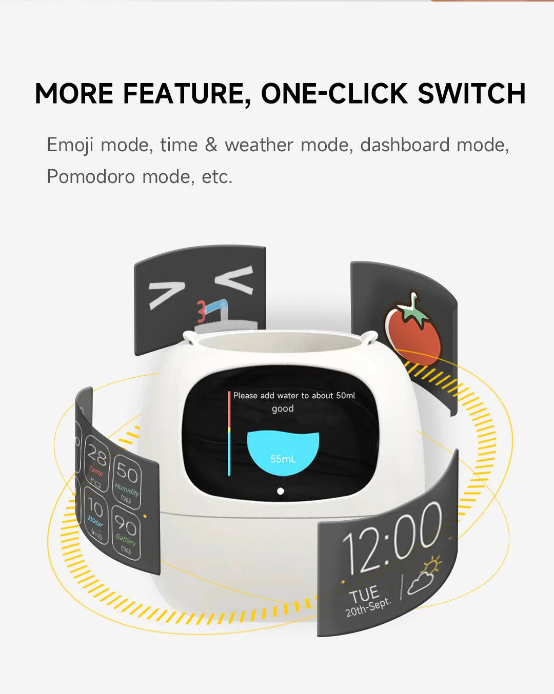 2026 NEW Second Generation Smart Planter Fun Over 49 Rich Expressions 7 Smart AI Chips Make Raising Plants Easy And Fun