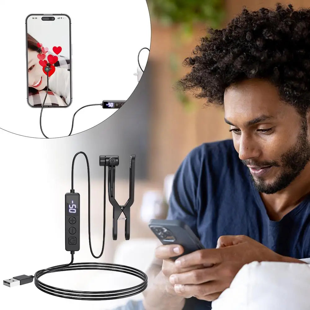 Screen Auto Clicker For Smart Phone Apps Video Live Streaming Gadget Silent Click Automatic Physical Tapper for Shopping Gaming