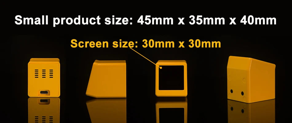 GeekMagic Smalltv-Ultra Cheap Smart gift Desktop Bed Clock WiFi Weather Forecast Station photo Album with Gif Animation Tech Gif