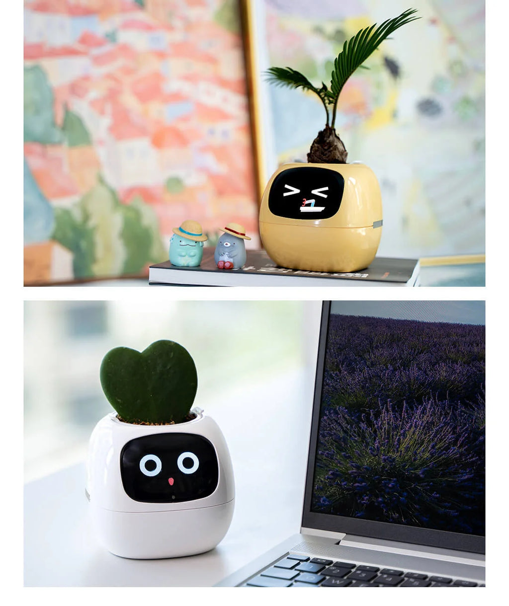 2026 NEW Second Generation Smart Planter Fun Over 49 Rich Expressions 7 Smart AI Chips Make Raising Plants Easy And Fun