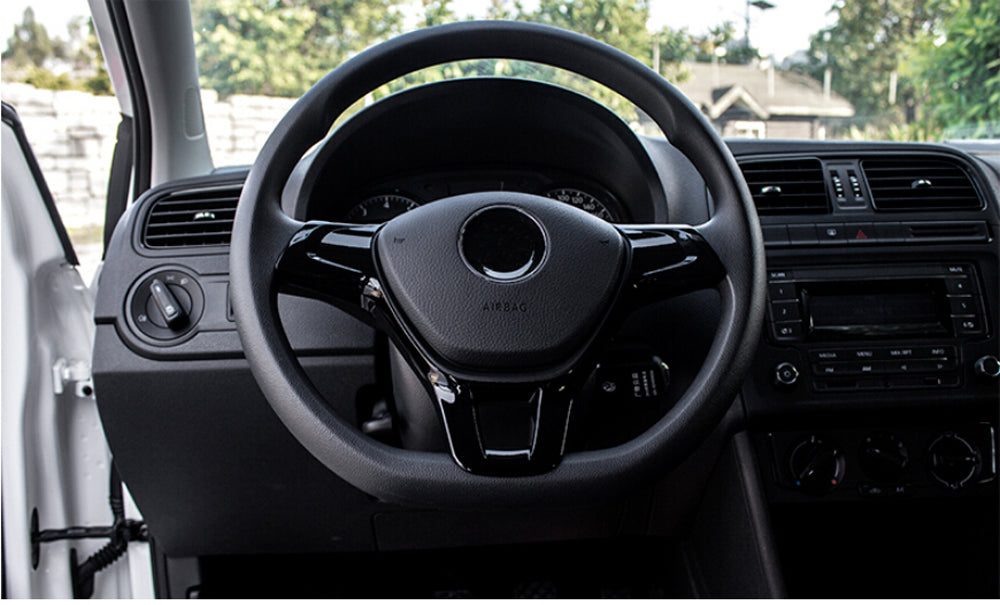 Car accessories Steering Wheel Trim For Volkswagen T-ROC C-TREK T-Cross TAYRON Phideon Teramont Atlas Arteon Fox MULTIVAN Sharan