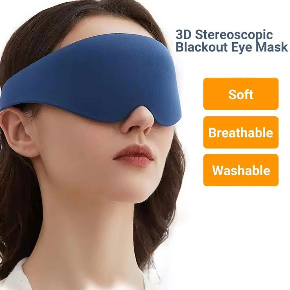 Sleep Mask for Sleeping - 3D Breathable Soft Comfortable Eye Mask Light Blocking Insomnia Relief,Adjustable Strap