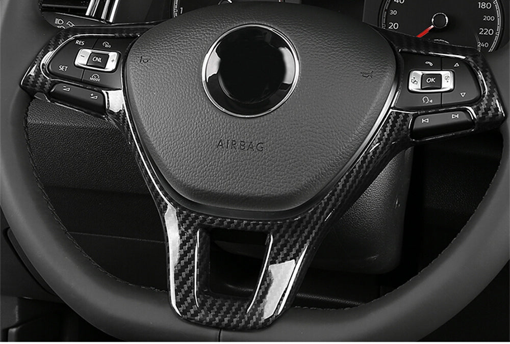 Car accessories Steering Wheel Trim For Volkswagen T-ROC C-TREK T-Cross TAYRON Phideon Teramont Atlas Arteon Fox MULTIVAN Sharan