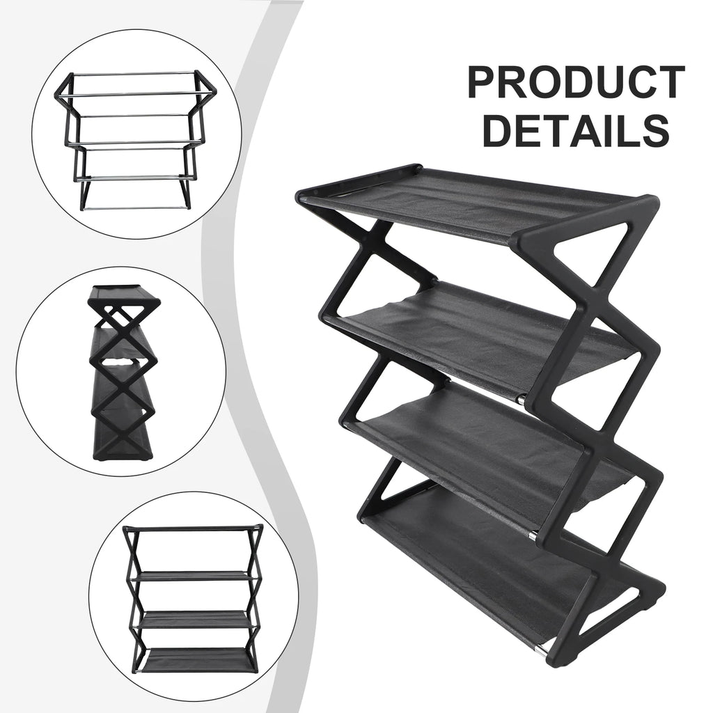 Dorm Room Storage Entryway Organization 50*18*5cm Ladder Shoe Rack Easy To Assemble Shoe Organizer Unit Shoe Rack