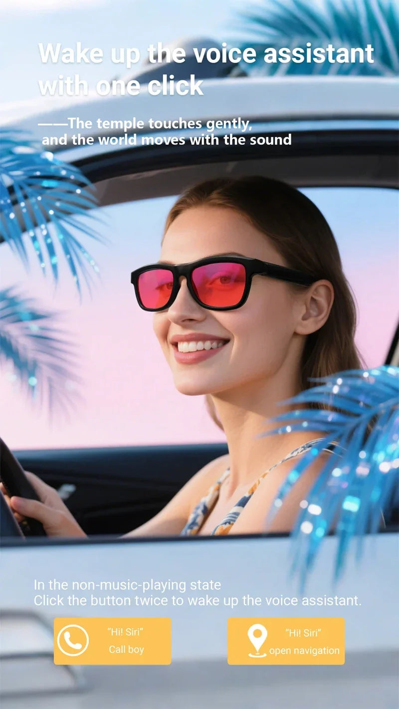 High‑Tech Electrochromic Smart Glasses, Bluetooth Touch‑Controlled Dimming , Premium Multifunctional Design with AI Real‑Time