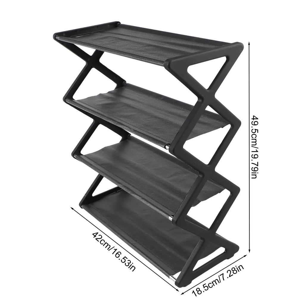Dorm Room Storage Entryway Organization 50*18*5cm Ladder Shoe Rack Easy To Assemble Shoe Organizer Unit Shoe Rack