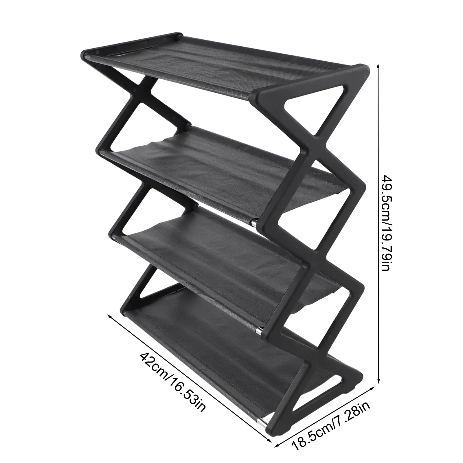 Dorm Room Storage Entryway Organization 50*18*5cm Ladder Shoe Rack Easy To Assemble Shoe Organizer Unit Shoe Rack