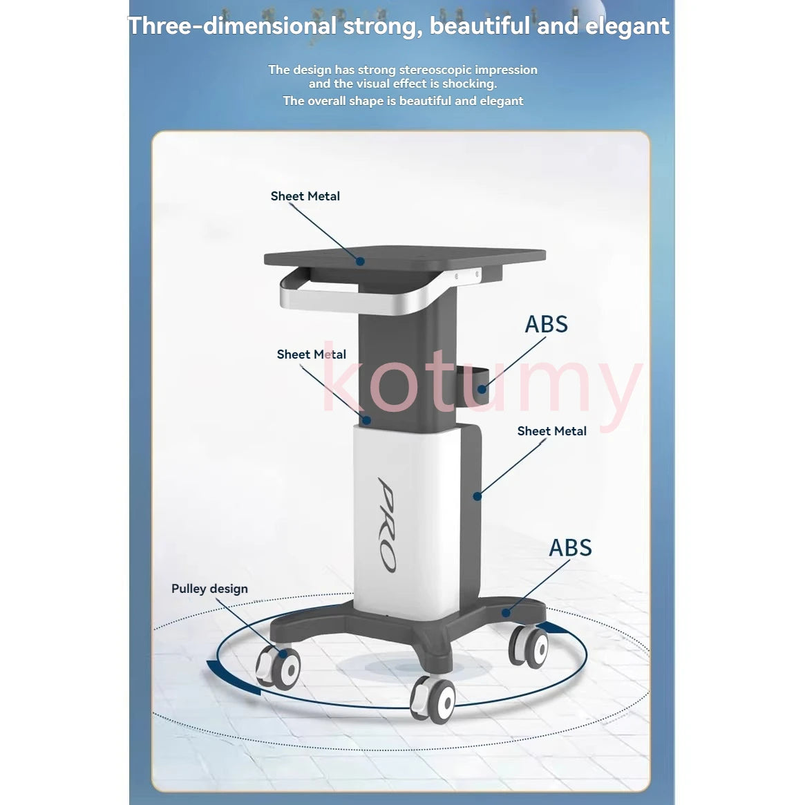 Beauty Equipment Cart Rolling Tray Trolley Cart Portable Trolley Organizers Beauty Salon Hairdressing Auxiliary Cart Furniture