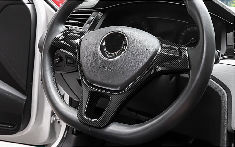 Car accessories Steering Wheel Trim For Volkswagen T-ROC C-TREK T-Cross TAYRON Phideon Teramont Atlas Arteon Fox MULTIVAN Sharan
