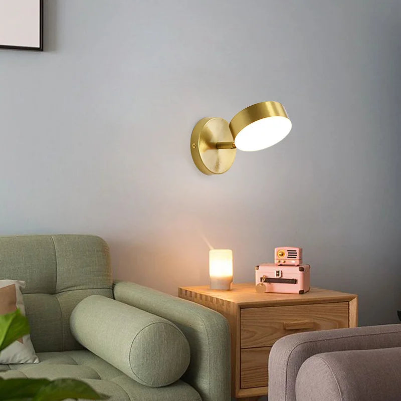Room Decor Headboard Nordic Modern Simple Creative Living Room Bedroom Staircase Balcony Corridor Bathroom LED Wall Light