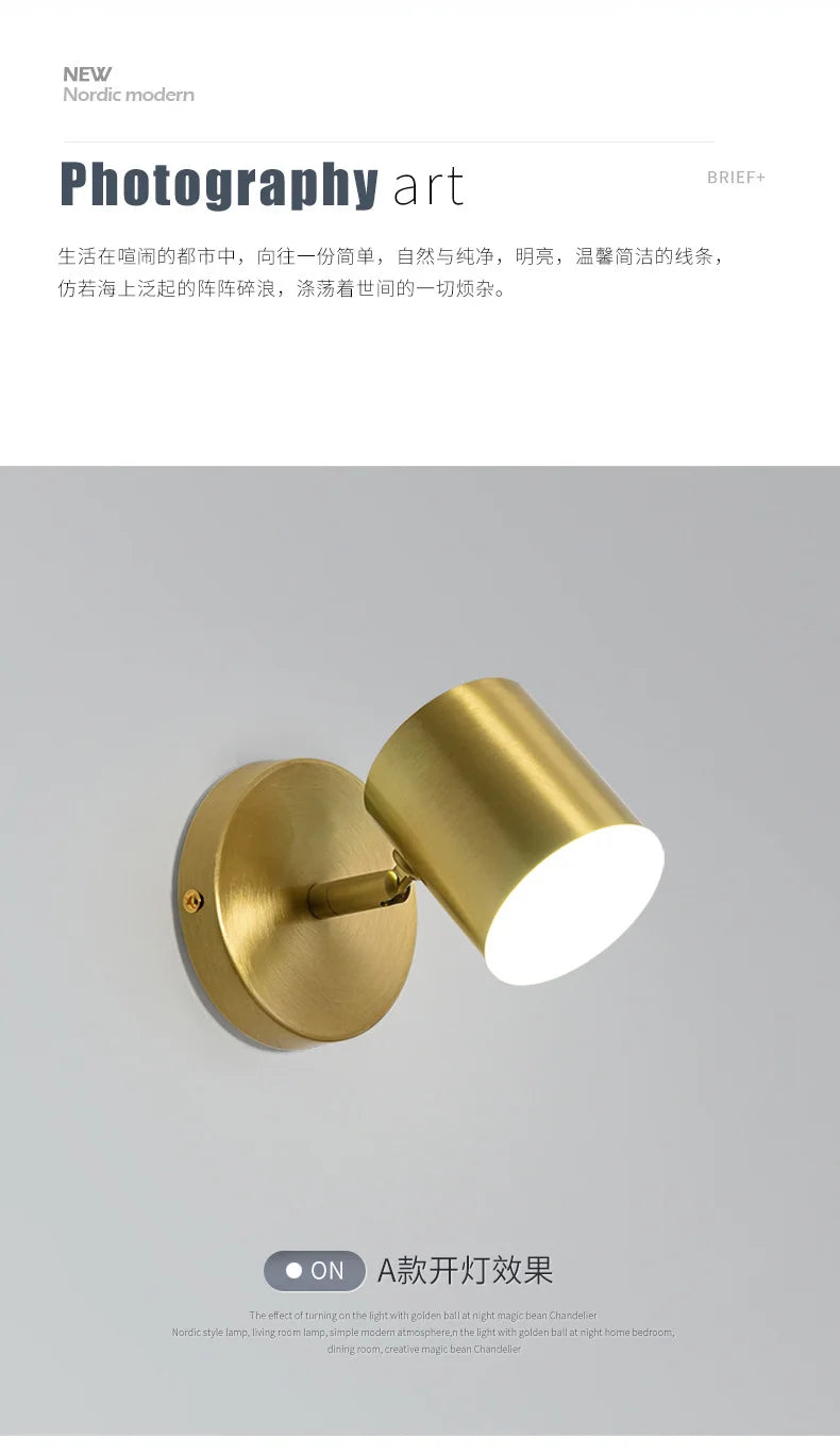 Room Decor Headboard Nordic Modern Simple Creative Living Room Bedroom Staircase Balcony Corridor Bathroom LED Wall Light