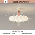 Modern Cream Style Bedroom Ceiling Lights LED Children's Room Cloud Light Warm Princess Room Boy Girl Bedroom Ceiling Lamps