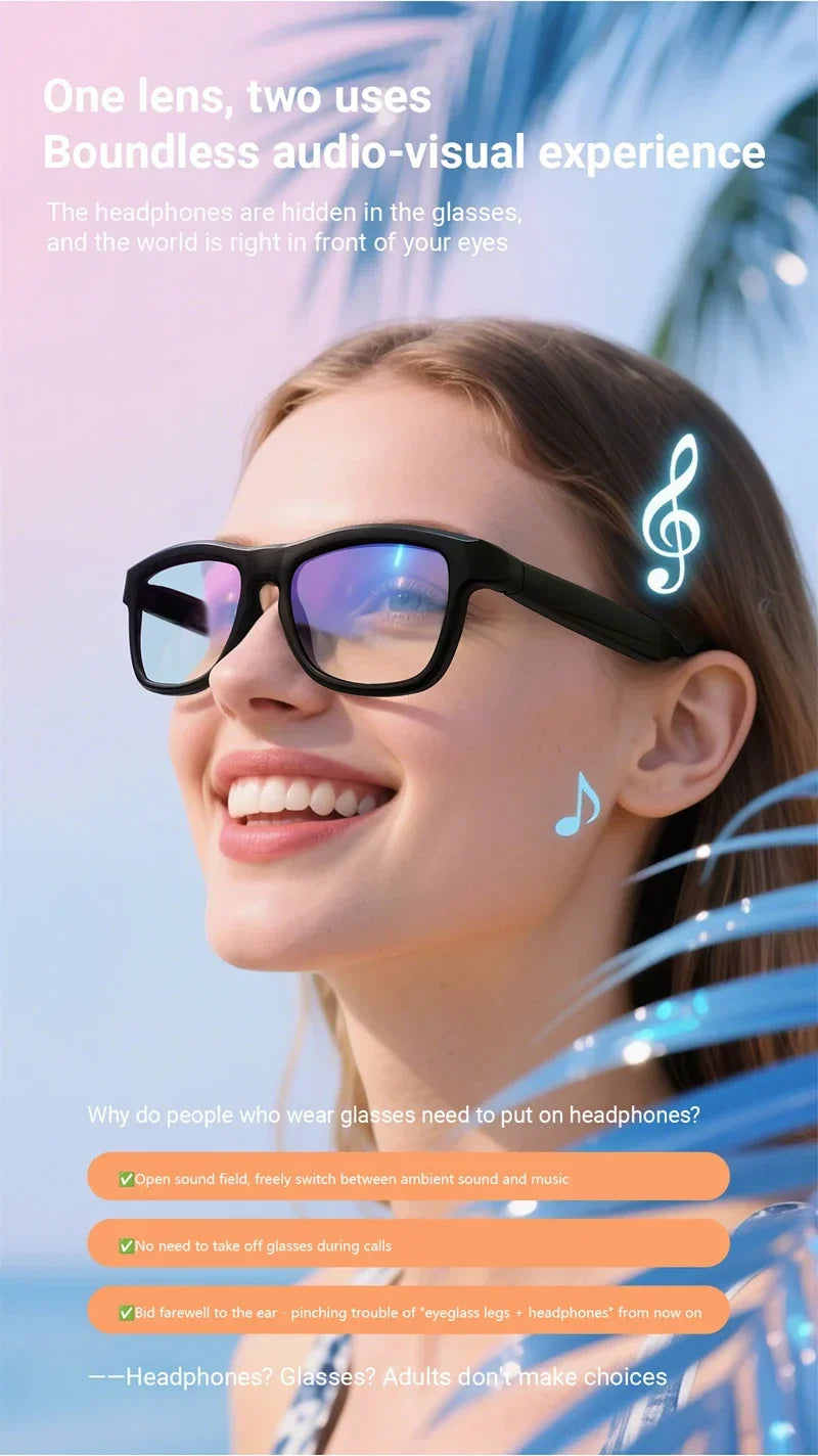 High‑Tech Electrochromic Smart Glasses, Bluetooth Touch‑Controlled Dimming , Premium Multifunctional Design with AI Real‑Time