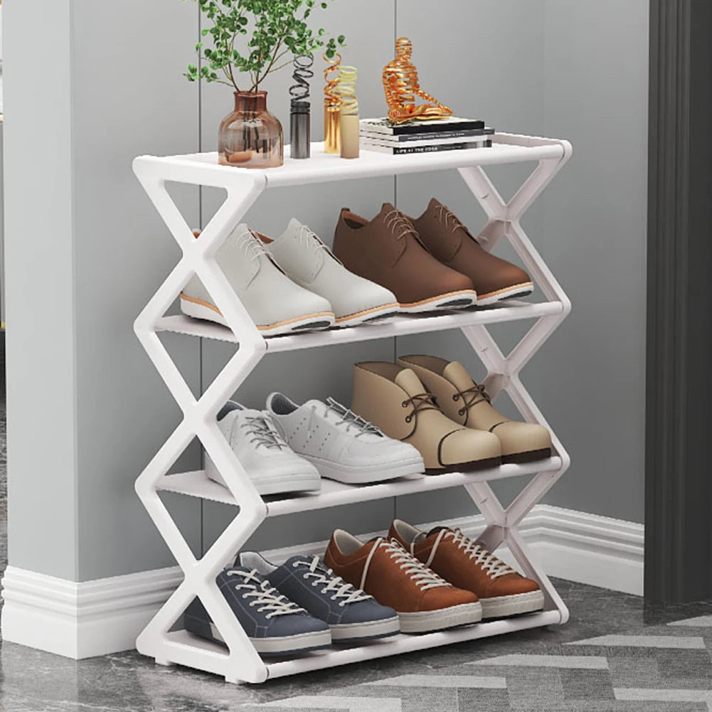 Dorm Room Storage Entryway Organization 50*18*5cm Ladder Shoe Rack Easy To Assemble Shoe Organizer Unit Shoe Rack