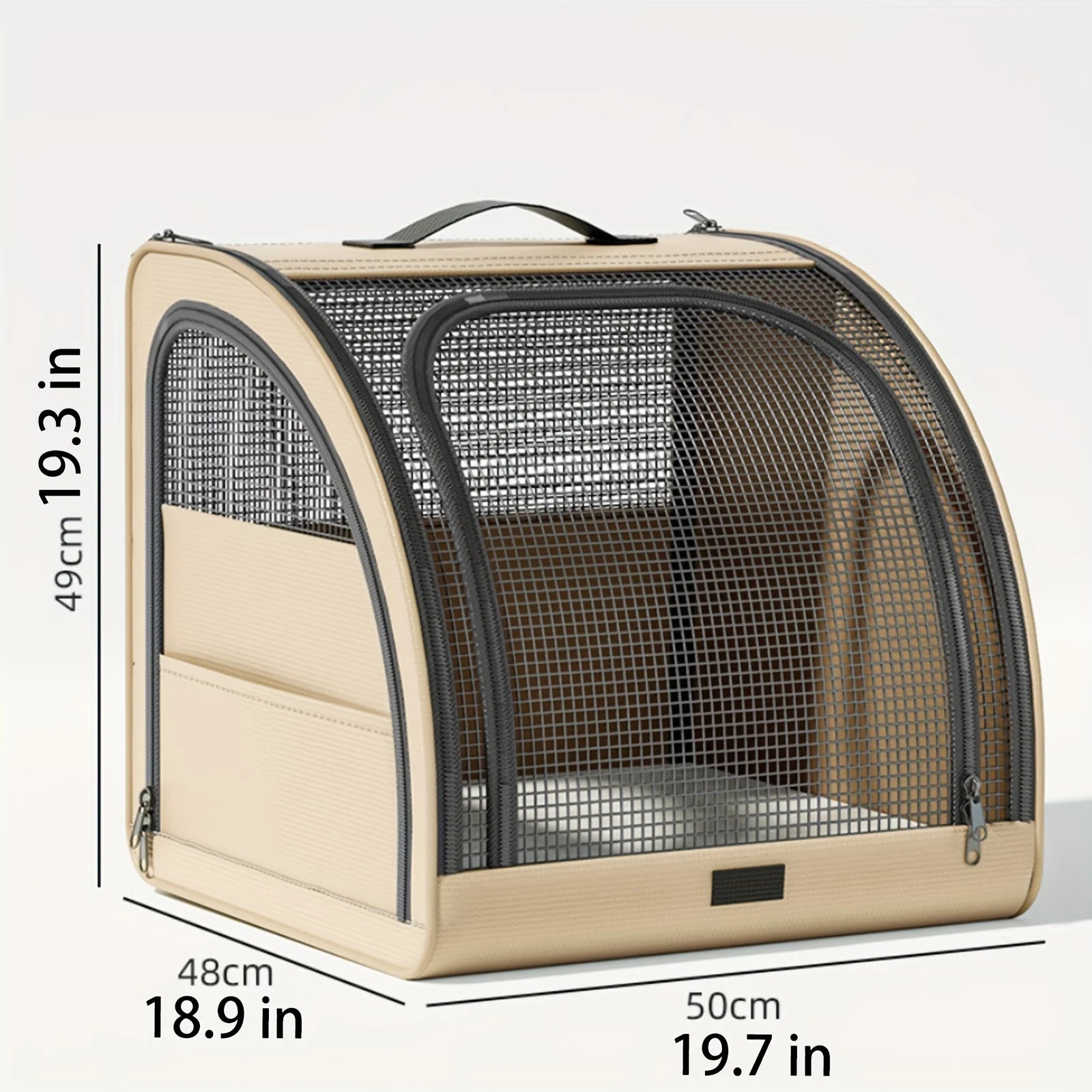 Pet Car Bed for Dogs Cats - Travel Vehicle Accessory, Portable Pet Seat for Car Ride