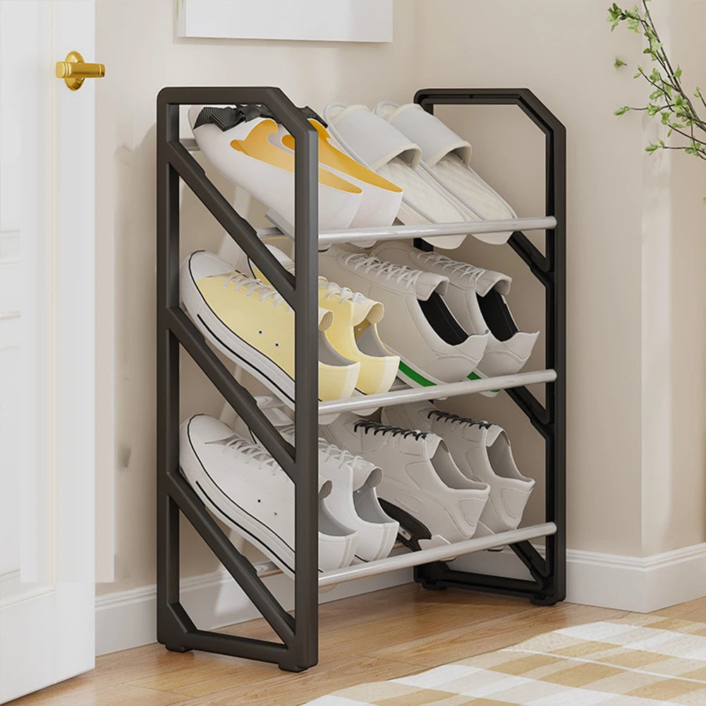 Dorm Room Storage Entryway Organization 50*18*5cm Ladder Shoe Rack Easy To Assemble Shoe Organizer Unit Shoe Rack