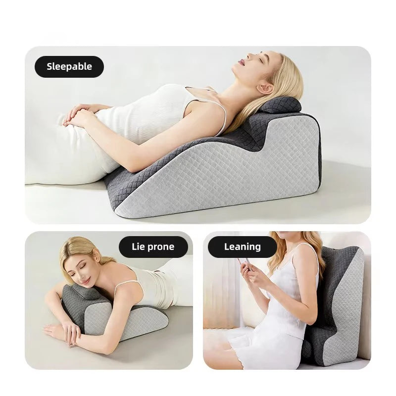 Calm Mood Deep Sleep Pillow Silent Noise Blocking Comfort Bed Pillow Memory Foam Filling For Bedroom Bed Use