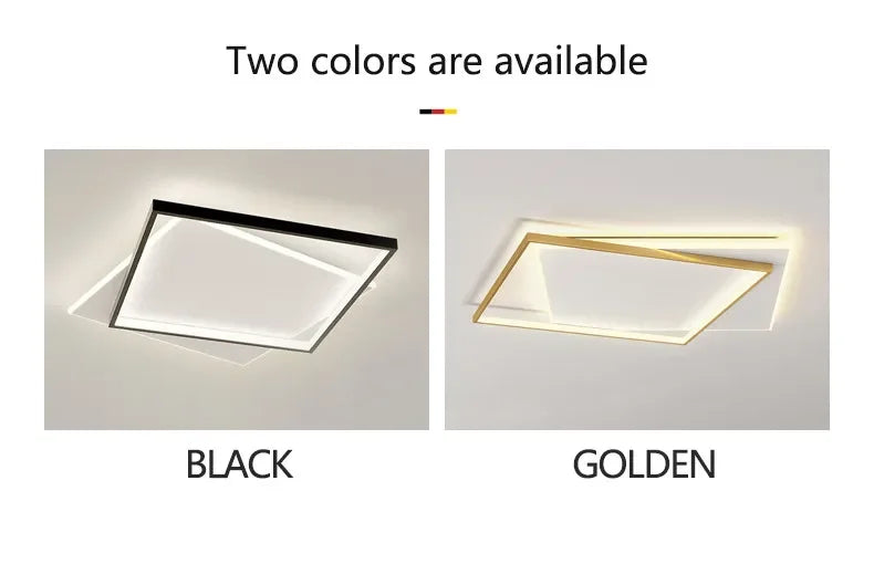 Bedroom Light Modern Minimalist Art Designer Suction Top High-end European Light Luxury Creative Ultra-thin Square Room Light
