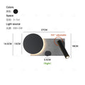 Bedroom bedside wall lamp with switch and spotlight, simple and modern Nordic creative personality, adjustable angle wall lamp