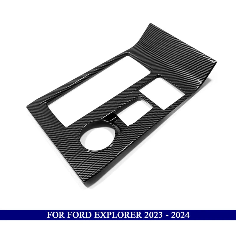 Car Accessories for Ford Explorer 2020 2021 2022 2023 ABS Carbon Fiber Interior Kit Decoration Cover Trim Side Air Vent Outlet