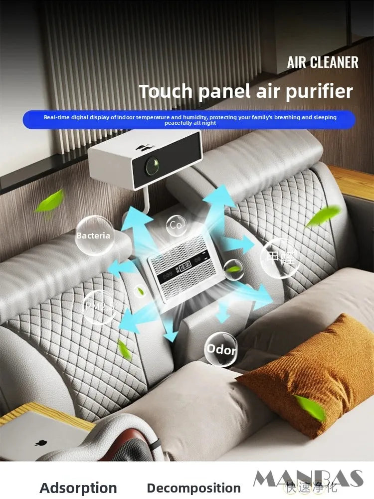 Tech Smart Bed - The Ultimate Multifunctional Bedframe With Genuine Leather, Massage, Speaker, Projector, Air Purifier
